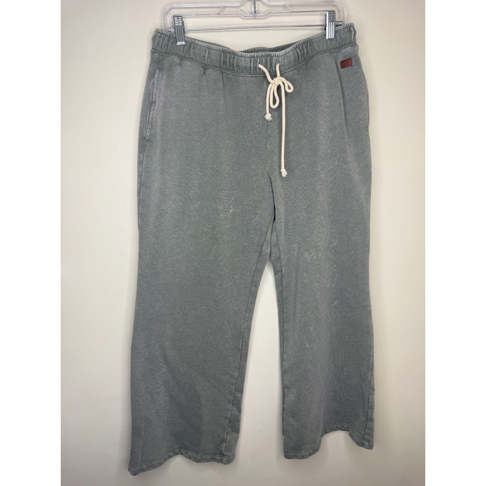 Peace Love World Regular French Terry Full Length Pants Agave Green:Petite M #14
